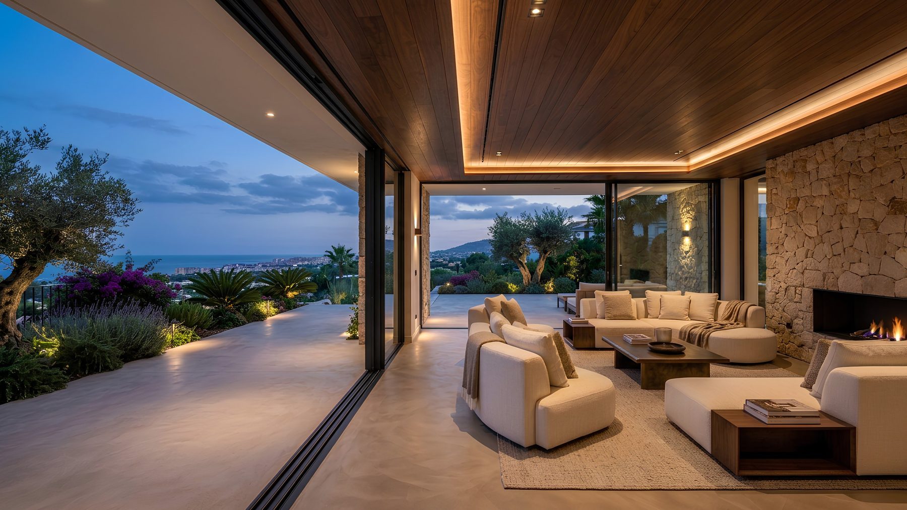 Propiedad privada en Marbella · Atardecer con vista al mar
